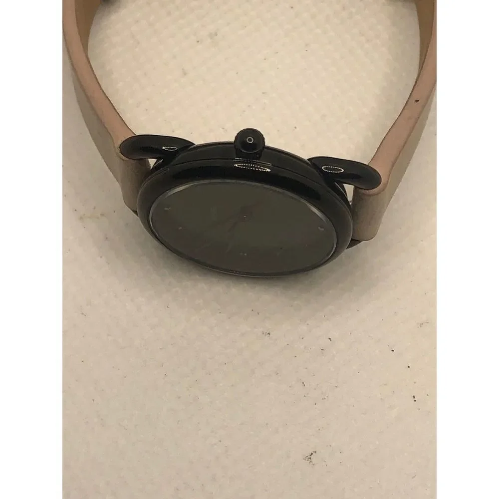 Fossil ES4489 Women's Leather Analog Black Dial Quartz Genuine Wrist Watch KS7